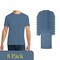 Gildan Men's Softstyle Bulk T-Shirt Pack for Custom Printing & Crafting, Indigo Blue (2-14 Pack)
